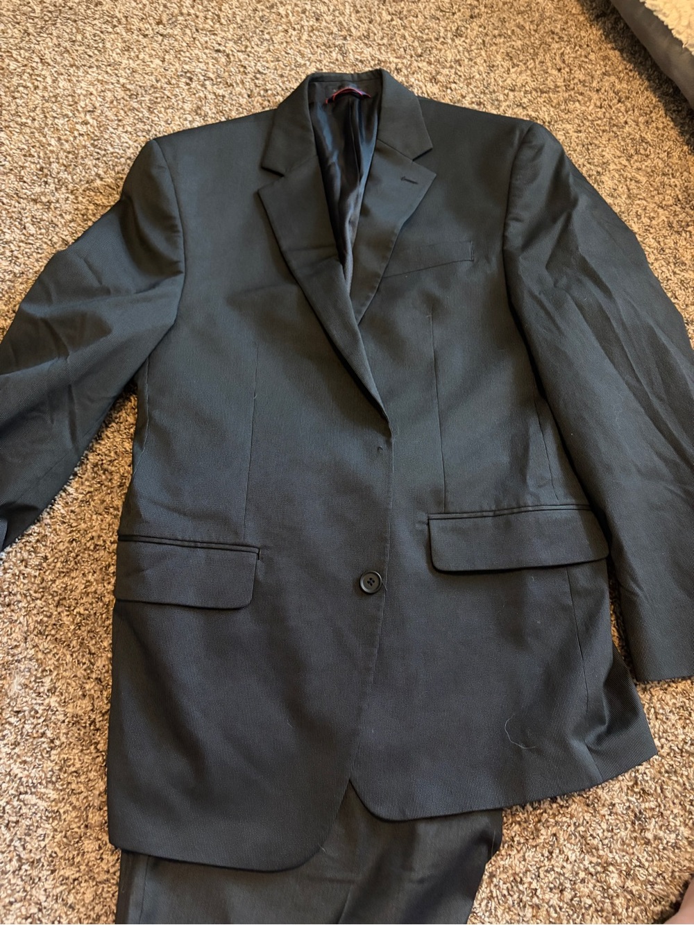 Izod Black Men's Single-Breasted Suit Jacket